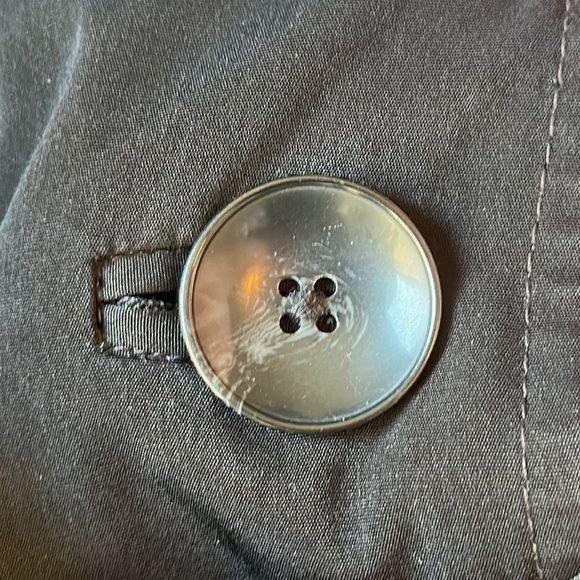 Croft & Barrow Black Short Trench Coat Size Small - Picture 8 of 15